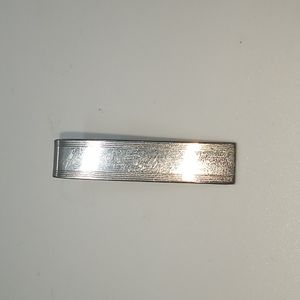 Silver Tone Flex Let Vintage Mens Tie Clip USA Quality